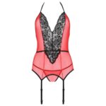 PASSION - PEONIA CORSET EROTIC LINE ROJO S/M - Imagen 4