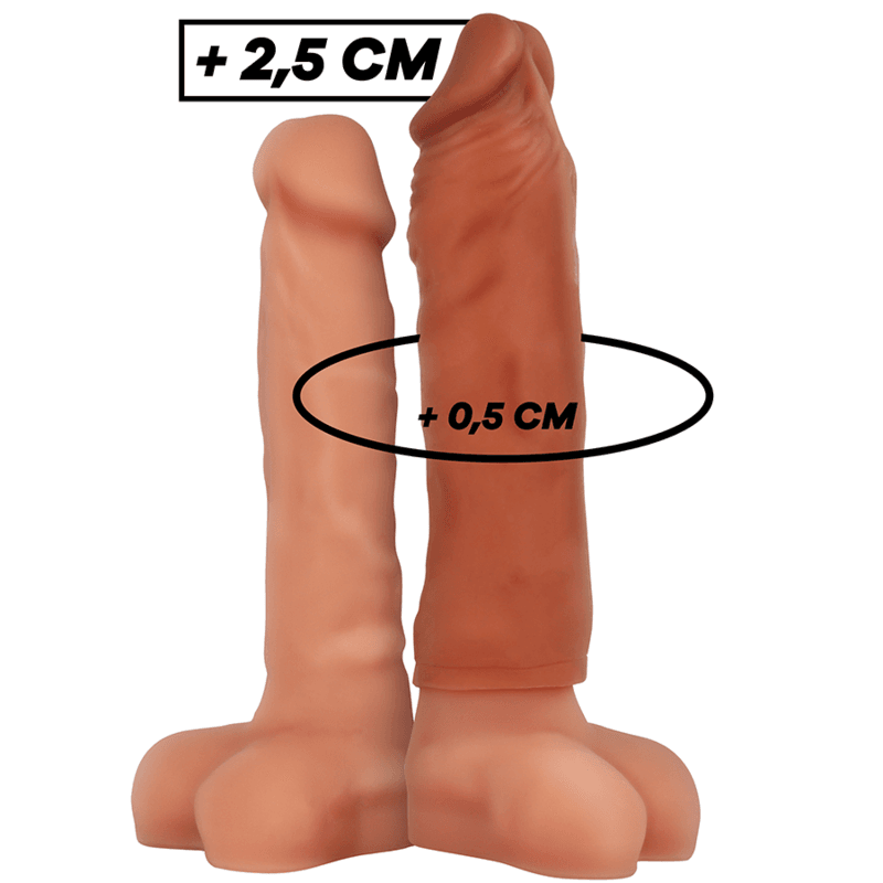 img_153581_b6a5021845916b97d6982b73e6f0e0b7_1.png VIRILXL - EXTENSIÓN DE PENE LIQUID SILICONE V5 MARRÓN - Imagen 1