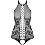 PASSION - BS094 BODYSTOCKING NEGRO TALLA UNICA - Imagen 5