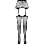 PASSION - S028 MEDIAS CON LIGUERO NEGRO TALLA UNICA - Imagen 5