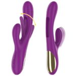 INTENSE - APOLO VIBRADOR MULTIFUNCIÓN RECARGABLE 7 VIBRACIONES CON LENGUA OSCILANTE MORADO - Imagen 2