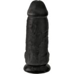 KING COCK - PENE REALÍSTICO CHUBBY 23 CM NEGRO - Imagen 2