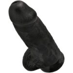 KING COCK - PENE REALÍSTICO CHUBBY 23 CM NEGRO - Imagen 3