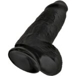 KING COCK - PENE REALÍSTICO CHUBBY 23 CM NEGRO - Imagen 4