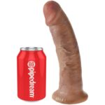 KING COCK - PENE REALÍSTICO 21.7 CM CARAMELO - Imagen 5
