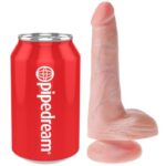 KING COCK - PENE REALÍSTICO CON TESTÍCULOS 13.5 CM NATURAL - Imagen 5