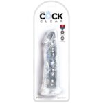 KING COCK - CLEAR PENE REALÍSTICO 19.7 CM TRANSPARENTE - Imagen 4