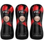 PDX ELITE - SET MASTURBADOR STROKER 12 UNIDADES: 6X VAGINA, 3X ANO, 3X BOCA - Imagen 2