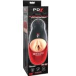 PDX ELITE - MASTURBADOR STROKER FUCK-O-MATIC VAGINA DOBLE VIBRACIÓN PENE TESTÍCULOS - Imagen 3