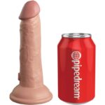 KING COCK - ÉLITE DILDO REALÍSTICO SILICONA 15.2 CM