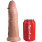 KING COCK - ÉLITE DILDO REALÍSTICO VIBRADOR  SILICONA 20.3 CM