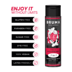 BRUMA - ACEITE DE MASAJE PREMIUM EFECTO CALOR SABOR FRESA 3 EN 1 - 100 ML - Imagen 3