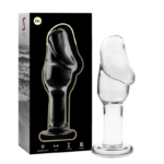 NEBULA SERIES BY IBIZA - MODELO 6 PLUG CRISTAL TRANSPARENTE 12.5 CM -O- 4 CM