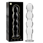 NEBULA SERIES BY IBIZA - MODELO 10 DILDO CRISTAL TRANSPARENTE 16.5 CM -O- 3.5 CM