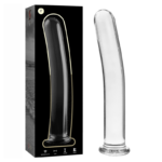 NEBULA SERIES BY IBIZA - MODELO 17 DILDO CRISTAL TRANSPARENTE 18.5 CM -O- 3 CM