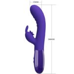 PRETTY LOVE - CERBERUS YOUTH VIBRADOR RABBIT VIOLETA - Imagen 5