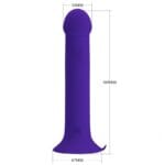 PRETTY LOVE - MURRAY YOUTH DILDO VIBRADOR RECARGABLE VIOLETA - Imagen 4