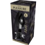 ALIVE - ANAL PLEASURE MINI PLUG METAL NEGRO TALLA L - Imagen 2