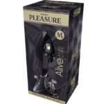ALIVE - ANAL PLEASURE MINI PLUG METAL NEGRO TALLA M - Imagen 2