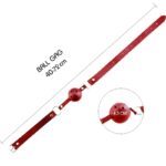 ALIVE - DISCRETION MORDAZA TRANSPIRABLE ROJO - Imagen 2