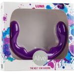 ALIVE - LUNA DILDO DOBLE PENETRACIÓN SILICONA VIOLETA 25 CM - Imagen 2