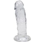 ALIVE - MAJESTIC PENE REALÍSTICO TRANSPARENTE 14.7 CM
