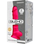 SILEXD - MODELO 1 PENE REALÍSTICO SILICONA PREMIUM SILEXPAN FUCSIA 20 CM - Imagen 2