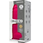 SILEXD - MODELO 1 PENE REALÍSTICO SILICONA PREMIUM SILEXPAN FUCSIA 38 CM - Imagen 2