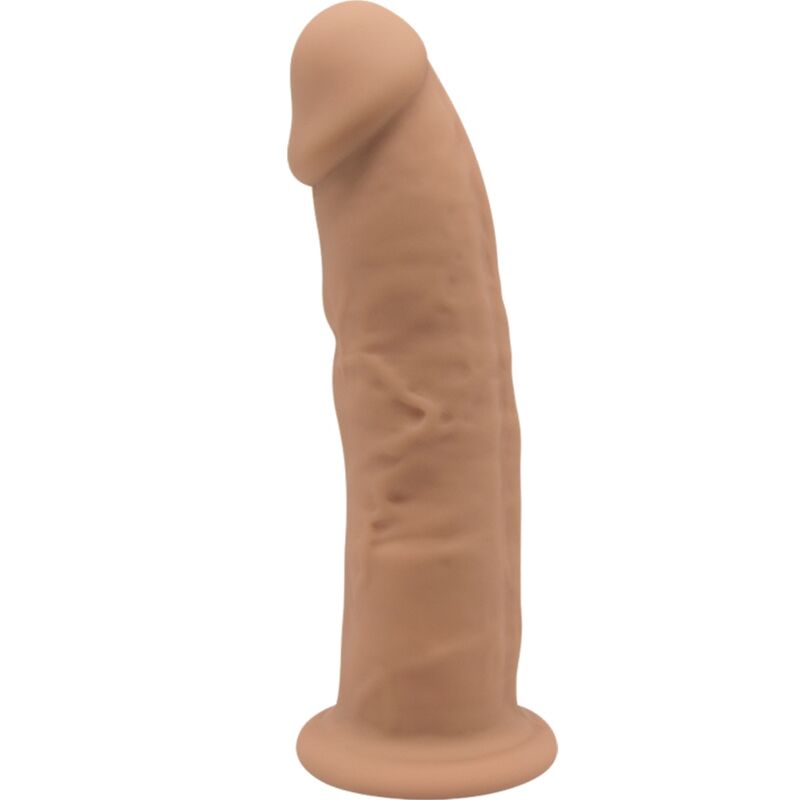 SILEXD - MODELO 2 PENE REALÍSTICO SILICONA PREMIUM SILEXPAN CARAMELO 15.4 CM