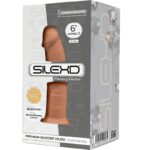 SILEXD - MODELO 2 PENE REALÍSTICO SILICONA PREMIUM SILEXPAN CARAMELO 15.4 CM - Imagen 3