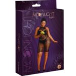 MOONLIGHT - MODELO 6 VESTIDO NEGRO TALLA ÚNICA / PLUS SIZE - Imagen 3