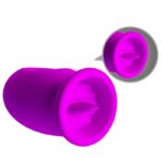 PRETTY LOVE - DAISY HUEVO DUAL VIBRADOR RECARGABLE MORADO - Imagen 4