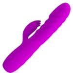 PRETTY LOVE - MELANIE VIBRADOR CONEJO RECARGABLE MORADO - Imagen 2