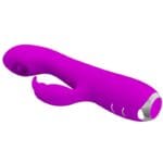 PRETTY LOVE - RACHEL VIBRADOR RECARGABLE CON SUCCIONADOR MORADO - Imagen 3
