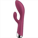 SATISFYER - SPINNING RABBIT 1 ESTIMULACION CLITORIS Y PUNTO G ROJO - Imagen 4