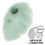 SATISFYER - CLOUD DANCER VERDE VIBRADOR AIR