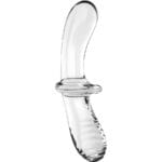 SATISFYER - DOUBLE CRYSTAL DILDO TRANSPARENTE - Imagen 3