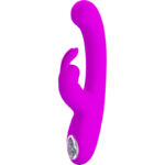 PRETTY LOVE - LAMAR VIBRADOR RABBIT  PUNTO G VIOLETA - Imagen 5