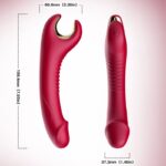 ARMONY - PRINCE DILDO VIBRADOR  ROTADOR ROJO - Imagen 3