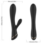 ARMONY - VIBRADOR RABBIT SILICONA NEGRO - Imagen 3