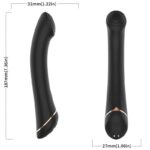 ARMONY - VIBRADOR CABEZA PLANA SILICONA NEGRO - Imagen 3