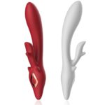 ARMONY - ELK VIBRADOR RABBIT CURVO RED - Imagen 4