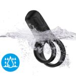 ARMONY - DOBLE ANILLO VIBRADOR NEGRO - Imagen 3