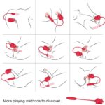 ARMONY - ROSA 3 EN 1, ESTIMULADOR, SUCCIONADOR Y UPDOWN CON COLA ROJO - Imagen 2