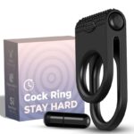 ARMONY - TWINS ANILLO DOBLE VIBRADOR PAREJAS NEGRO - Imagen 4