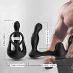 ARMONY - SURROUND VIBRADOR ANAL  ESTIMULADOR TESTÍCULOS  ANILLO CONTROL REMOTO NEGRO - Imagen 2
