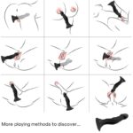 ARMONY - DILDO VIBRADOR  PLUG ANAL CONTROL REMOTO NEGRO - Imagen 2