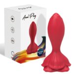 ARMONY - ROSA VIBRADOR  PLUG ANAL PEQUEÑO CONTROL REMOTO ROJO - Imagen 5