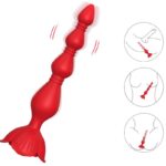 ARMONY - ROSA VIBRADOR PAGODA  PLUG ANAL ROJO - Imagen 2