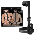 FETISH SUBMISSIVE BONDAGE - CONJUNTO DE SUJECIÓN PARA EL CUERPO DE CUELLO Y MUÑEQUERAS - Imagen 2